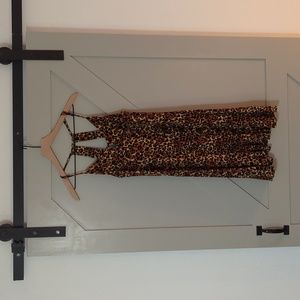 Sexy animal print dress